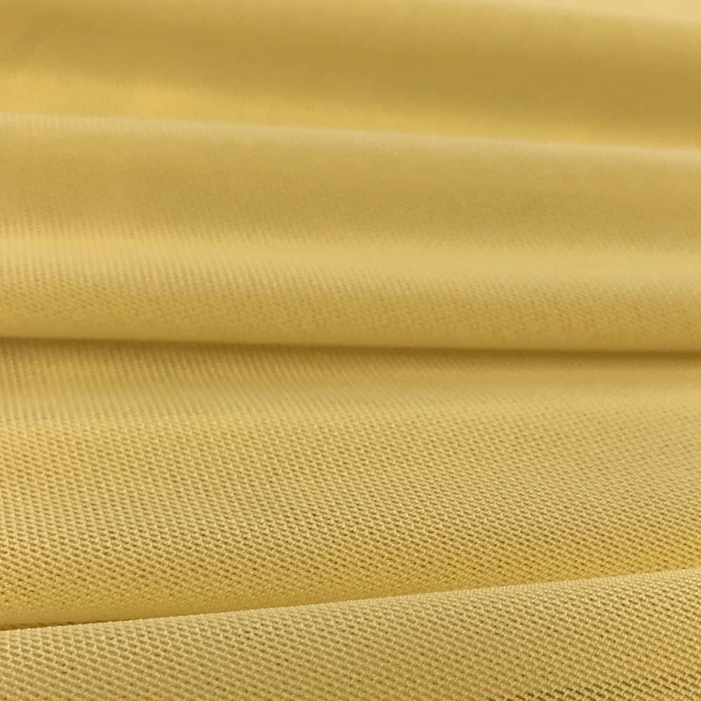Solid Power Mesh Fabric Nylon Spandex 60" Wide Stretch Sold BTY Many Colors (1 Yard, Gold)