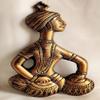 Wgloryind Metal Musician Wall Dcor Showpiece, Tabla Hanging., 24CMx2CMx40CM), Gold view 2
