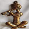 Wgloryind Metal Musician Wall Dcor Showpiece, Tabla Hanging., 24CMx2CMx40CM), Gold view 3