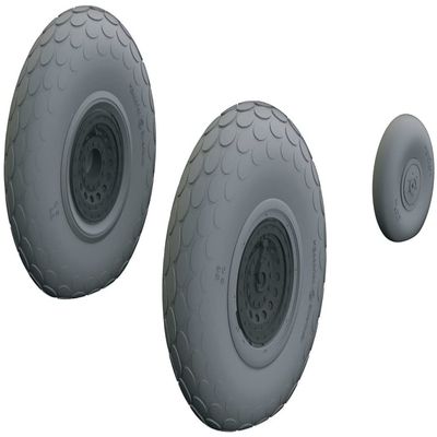 Eduardo 1/48 Brushing Boeing B-17 Flying Fortress Wheel Oval Tread (For HK Models) Plastic Model Parts EDU648644