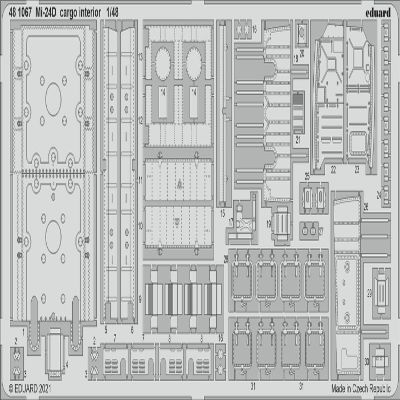 Eduard EDP481067 Model Upgrade Set, Various