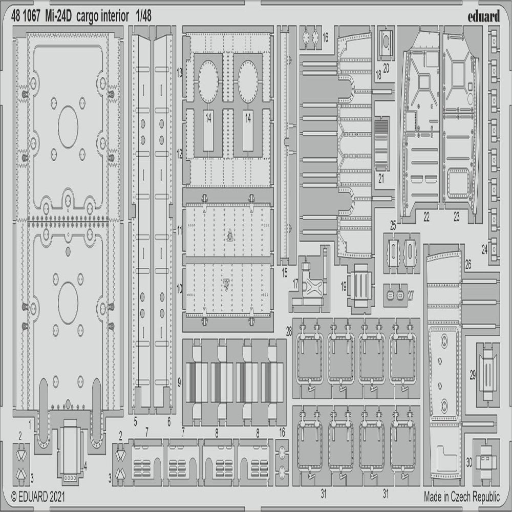 Eduard EDP481067 Model Upgrade Set, Various