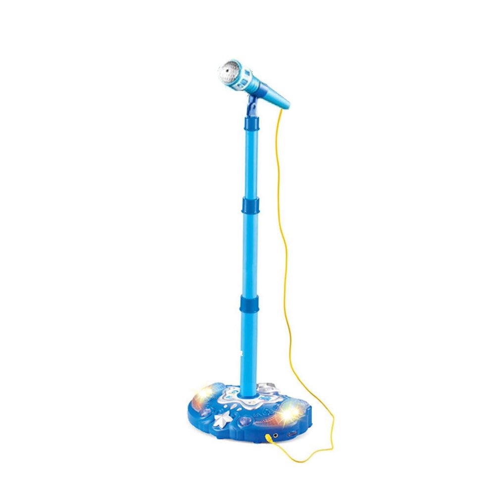 KonHaovF Kids Karaoke Machine with Lights, Microphone with Adjustable Stand Singing Karaoke Machine for Girls Boys