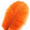 Jeniorr Orange Ostrich Feathers for Crafts 15-70cm Carnival Costumes Party Home Wedding Decorations Natural Plumas Plumes view 1