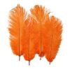 Jeniorr Orange Ostrich Feathers for Crafts 15-70cm Carnival Costumes Party Home Wedding Decorations Natural Plumas Plumes view 4