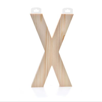 Hampton Art Wood Letter Chunky 8" X, Wooden Letters, Wood Letters, Wooden Letters Wall Decor, Large Letters 8 Inch, Small for Crafts