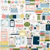 Day in The Life Cardstock Stickers 12"X12" - Elements view 1