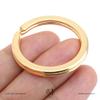 CRAFTMEMORE Key Rings Quality Keychain Rings Metal Flat Split Rings for Car Keys Attachment DIY Leathercraft 10pcs VTKR (1" (25mm) KR34, Gold) view 2