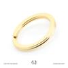 CRAFTMEMORE Key Rings Quality Keychain Rings Metal Flat Split Rings for Car Keys Attachment DIY Leathercraft 10pcs VTKR (1" (25mm) KR34, Gold) view 4
