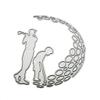 Die Cuts for Crafting, Parent-Child Golf Carbon Steel Cutting Dies DIY Scrapbooking Photo Album Embossing Paper Cards Making Stencil Decorative Cards Edges Crafts Accessories view 1