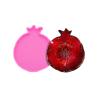 Angel Wings 4.9inch Pomegranate Geode Coaster Agate Resin Silicone Molds Epoxy Fruit Style Resin Mold, Tray Resin Casting Mold for DIY Agate Coaster, Cup Mats, Bowl Mat, Home Decoration view 1