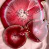 Angel Wings 4.9inch Pomegranate Geode Coaster Agate Resin Silicone Molds Epoxy Fruit Style Resin Mold, Tray Resin Casting Mold for DIY Agate Coaster, Cup Mats, Bowl Mat, Home Decoration view 3