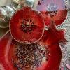 Angel Wings 4.9inch Pomegranate Geode Coaster Agate Resin Silicone Molds Epoxy Fruit Style Resin Mold, Tray Resin Casting Mold for DIY Agate Coaster, Cup Mats, Bowl Mat, Home Decoration view 4