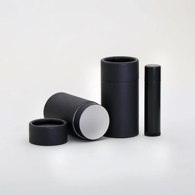 40 mL Black Kraft Paperboard Deodorant/Cosmetic/Lotion/Lip Balm/Salve Tubes (25)