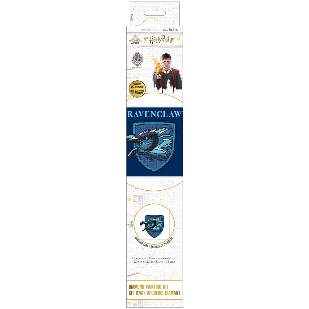 Camelot Dots Harry Potter Collection of Diamond Facet Painting Art Kits, 12.6" x 12.6", Ravenclaw Alumni