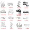 Dinosaur Metal Die Cuts,Cutting Dies for Card Making Clearance,Embossing Dies for Scrapbooking, DIY Album Paper Cards Art Craft Decoration view 2