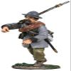 W. Britains Toy Soldiers W. Britain's American Civil War 31177X Confederate Infantry Charging Right Shoulder Shift 1:30 Scale Pewter view 2