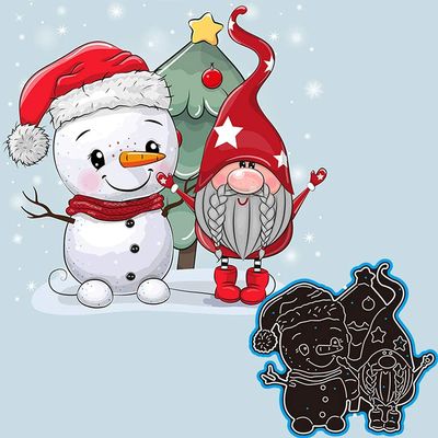 Christmas Santa Gnome Metal Die Cuts,Cutting Dies for Card Making Clearance,Embossing Dies for Scrapbooking, DIY Album Paper Cards Art Craft Decoration