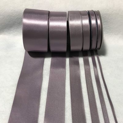 Dusty Lavender Double Sided Satin Ribbon - Made in France - 3 Yards (7 Widths to Choose from)