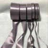 Dusty Lavender Double Sided Satin Ribbon - Made in France - 3 Yards (7 Widths to Choose from) view 2