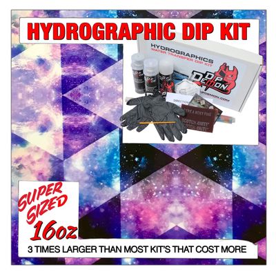 Hydrographic Dip Kit Galaxy #11 16oz dip Demon Hydro dip Dipping