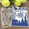 Christmas Sled Metal Die Cuts,Cutting Dies for Card Making Clearance,Embossing Dies for Scrapbooking, DIY Album Paper Cards Art Craft Decoration view 3