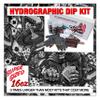 Hydrographic Dip Kit Gambler Skulls 16oz dip Demon Hydro dip Dipping view 1