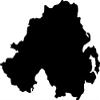 Hampton Tech Northern Ireland Country Rubber Stamp, 2 X 2'' Wood Stamp view 2