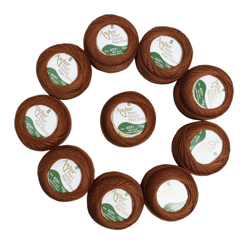Anchor Knitting Crochet Cotton Thread Mercerized Balls Needlecraft Embroidery