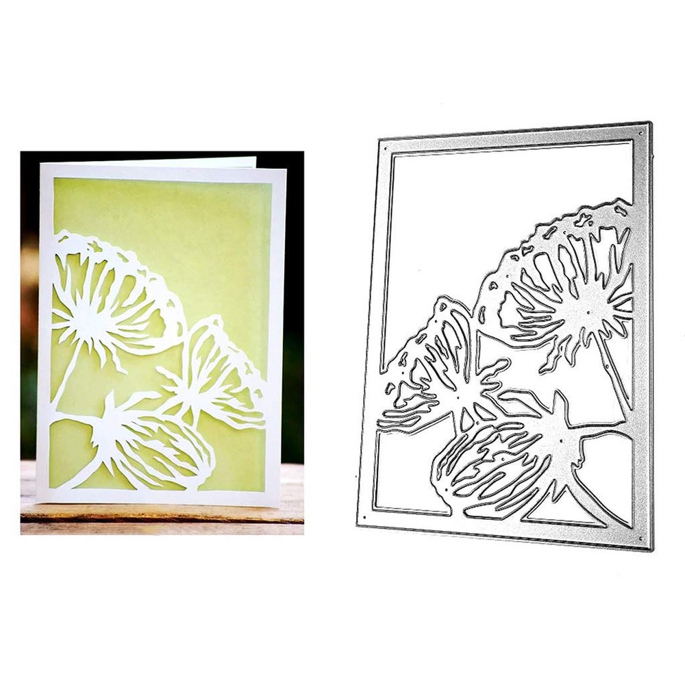 Dandelion Metal Die Cuts,Cutting Dies for Card Making Clearance,Embossing Dies for Scrapbooking, DIY Album Paper Cards Art Craft Decoration