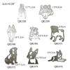 Dog Horse Metal Die Cuts,Cutting Dies for Card Making Clearance,Embossing Dies for Scrapbooking, DIY Album Paper Cards Art Craft Decoration view 3