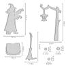 Witch Broom Metal Die Cut for Card Making & Halloween Decorations - Spider Die Cuts, Stencils & Embossing Template for DIY Scrapbooking Craft view 2