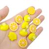 Honbay 40PCS Slime Charms Flatback Resin Charms Lemon Fruit Embellishments for Scrapbooking, Hair Clip, Phone Case, DIY Crafts view 3