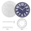 BOOWAN NICOLE Clock Cement Molds Arabic Numeral Silicone Mould Home Decorating Tools view 2