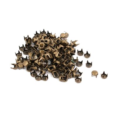 New Lon0167 200pcs 4mm DIY Flat Head Paper Brad Bronze Tone for Scrapbooking Craft(200 stcke 4mm DIY Flachkopf Papier Brad Bronze Ton fr Scrapbooking Handwerk