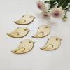 50pcs Mini Wooden Bird Shapes, DIY Wood Birds Blank for Art Projects Craft Decoration Gift Decoupage Ornament Craft Supply Unpainted (1'') view 2