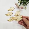 50pcs Mini Wooden Bird Shapes, DIY Wood Birds Blank for Art Projects Craft Decoration Gift Decoupage Ornament Craft Supply Unpainted (1'') view 3