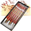 EIERFSKIOT Chinese Calligraphy Brush,Brush pens,Chinese Calligraphy Writing Brush Watercolor Chinese Calligraphy Brush Set Kanji Japanese Sumi Painting Drawing Brushes view 1