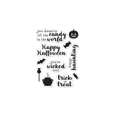 Hero Arts CM570 Hero Greetings Halloween Clear Stamp Set