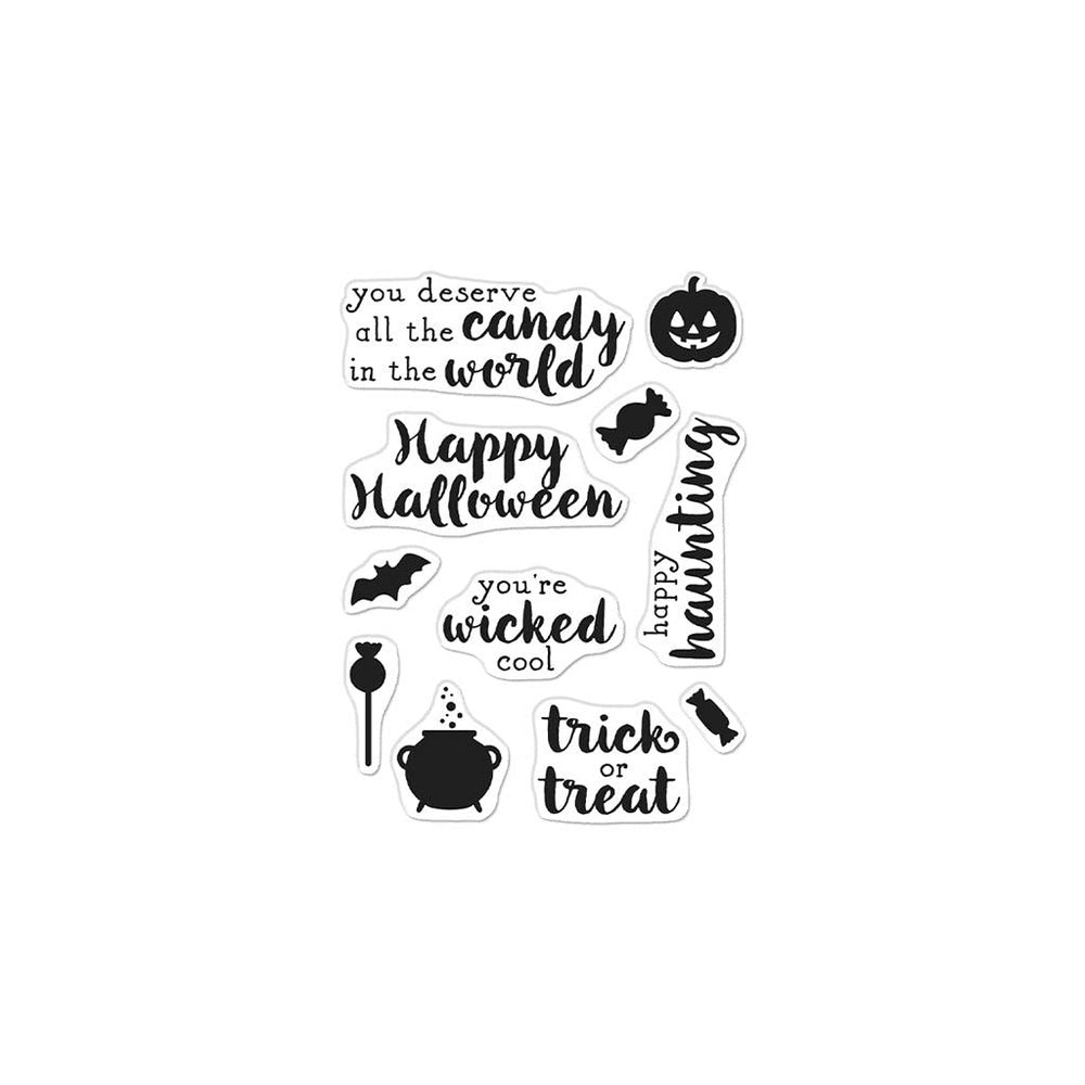 Hero Arts CM570 Hero Greetings Halloween Clear Stamp Set