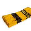UMC STAG Pack of 12 Premium Embroidery Thread | 100% Egyptian Cotton Premium Skeins | Cross Stitch Embroidery Floss | Oeko TEX Certified Stranded Cotton | (Canary Yellow 298) view 1