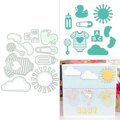 Baby Wear DIY Metal Die Cuts,Cutting Dies for Card Making Clearance,Embossing Dies for Scrapbooking, DIY Album Paper Cards Art Craft Decoration