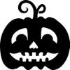 Hampton Tech Jack-o-Lantern 5 Rubber Stamp, 2 X 2'' Wood Stamp view 2