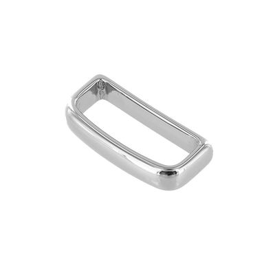 Buckleguy.com B9337 Nickel Plate, Belt Loop, Solid Brass-LL, 1-1/4"