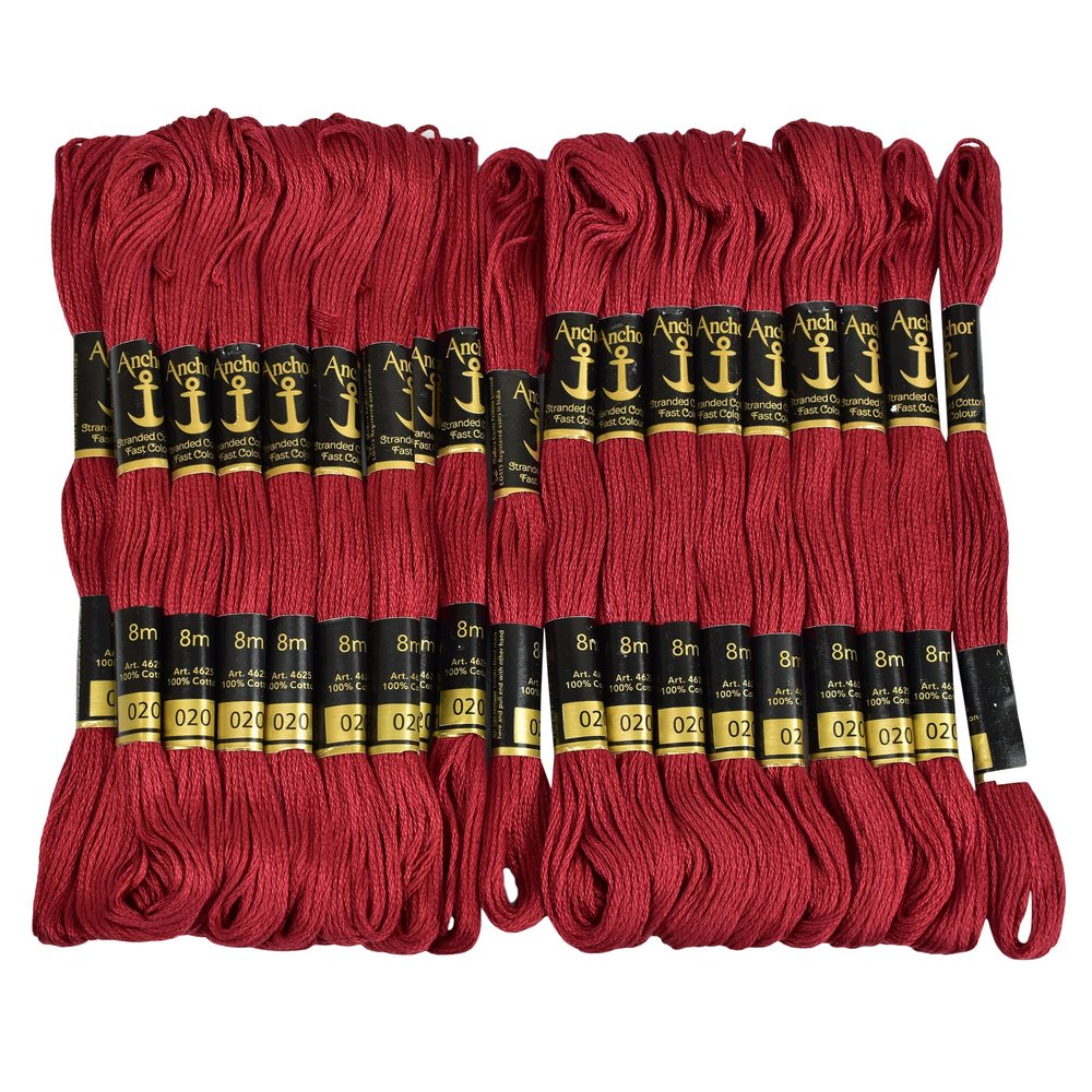 Anchor Threads Hand Stranded Beautiful Soft Crafting & Knitting Embroidery,25Pcs