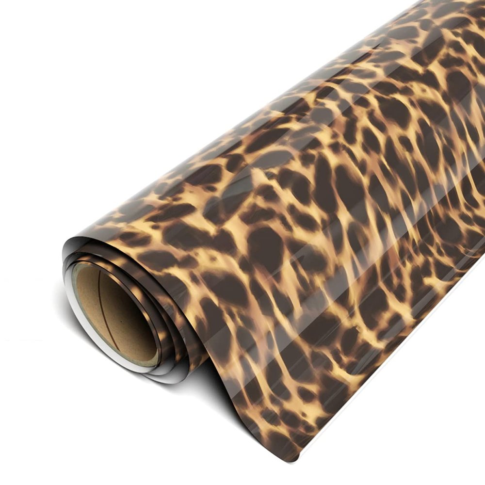 Siser EasyPatterns HTV 12" x 15ft Roll - Iron on Heat Transfer Vinyl (Tortoise Shell) TTD High Tack Mask Required - Sold Separately