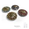 Belts.com BS9188 Coloma Antique Silver Berry Rhinestone Crystal Concho (BS9188-1-LASRP, Lt Rose-Tanzanite-1") view 2