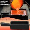 100 oz Troy Ounce Gold Bar Loaf Cast Iron Ingot Mold Perfect for Custom Smelting Pouring Melting Casting Refining Gold Silver Copper Aluminum Brass Precious Metals view 3