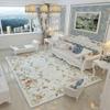 carpet Simple Modern Style Rectangular Rugs, Flower Carpet, Living Room Sofa Coffee Table Non-Slip Mats, Bedroom Bedside Rugs, Washable Pad(120160cm , 140200cm) ( Color : A , Size : 140cmx200cm ) view 4