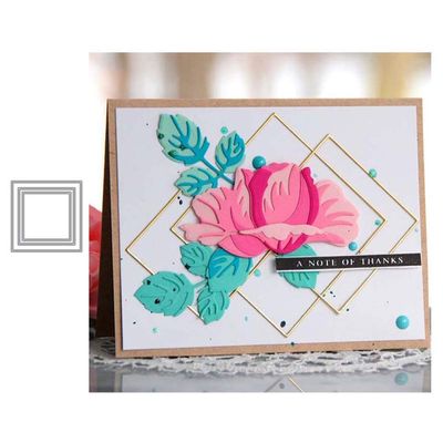 Square Frame DIY Metal Die Cuts, Cutting Dies for Card Making Clearance, Embossing Dies for Scrapbooking, DIY Album Paper Cards Decoration